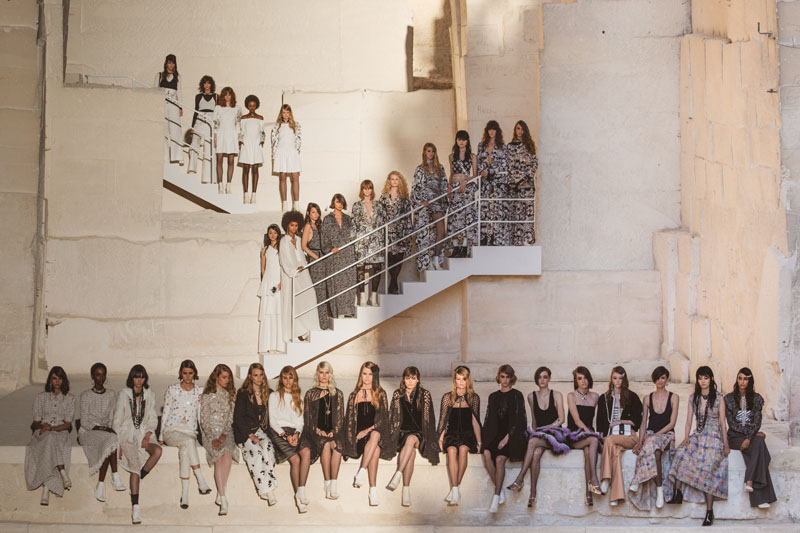 CHANEL CRUISE 2021/22 COLLECTION FINALE JOHN COCTEAU