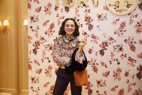 Andien Aisyah wore the Tory Burch