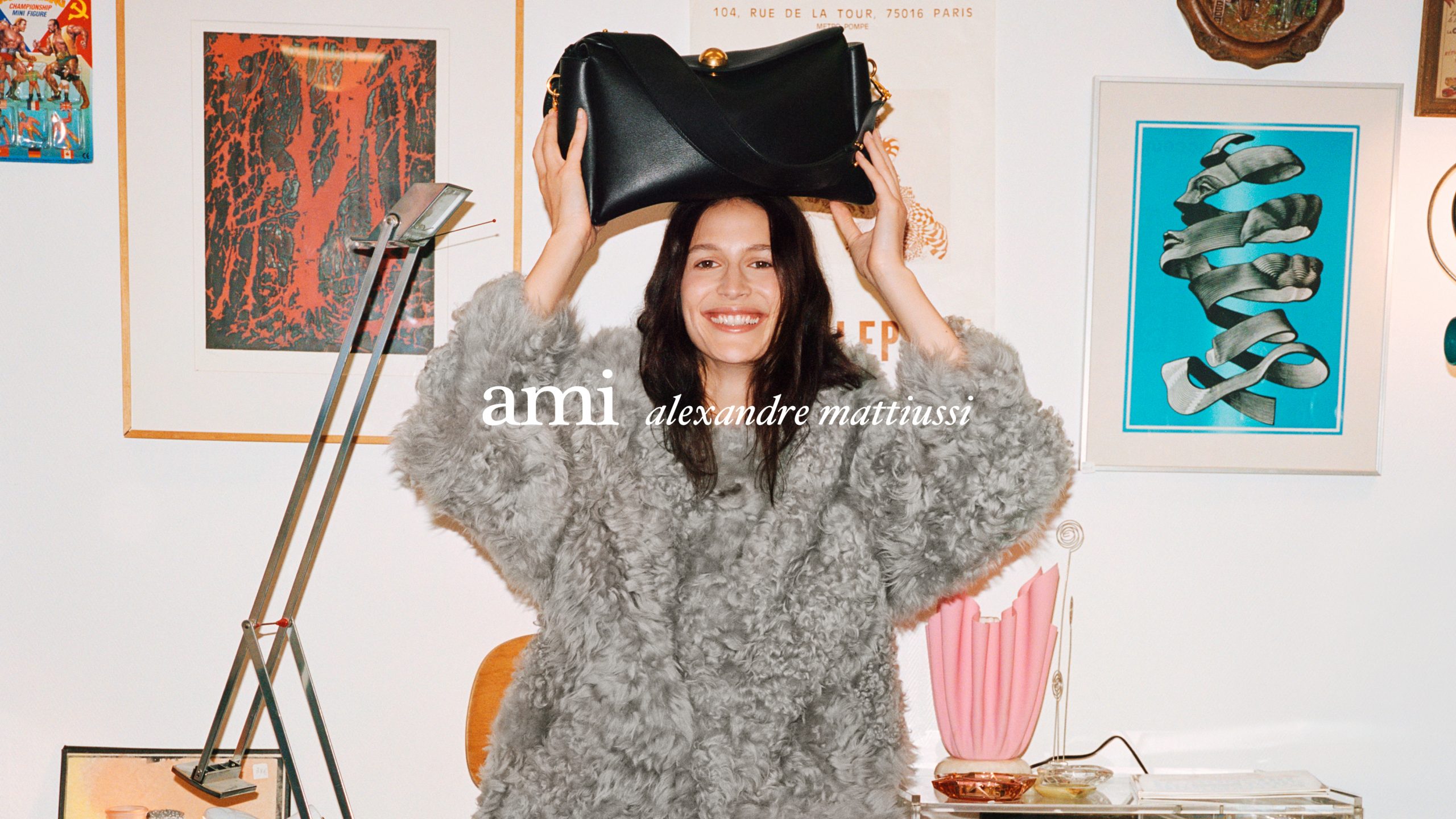 Jeanne Cadieu for AMI Paris FW25 Campaign