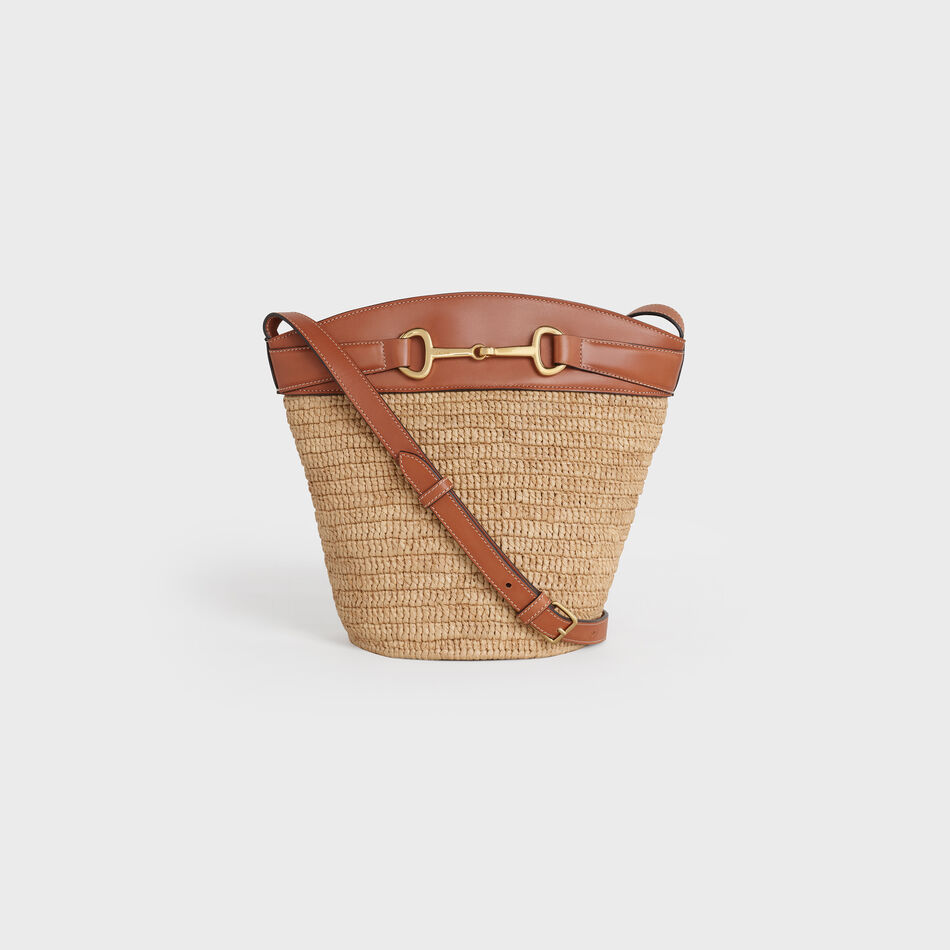 celine bag raffia