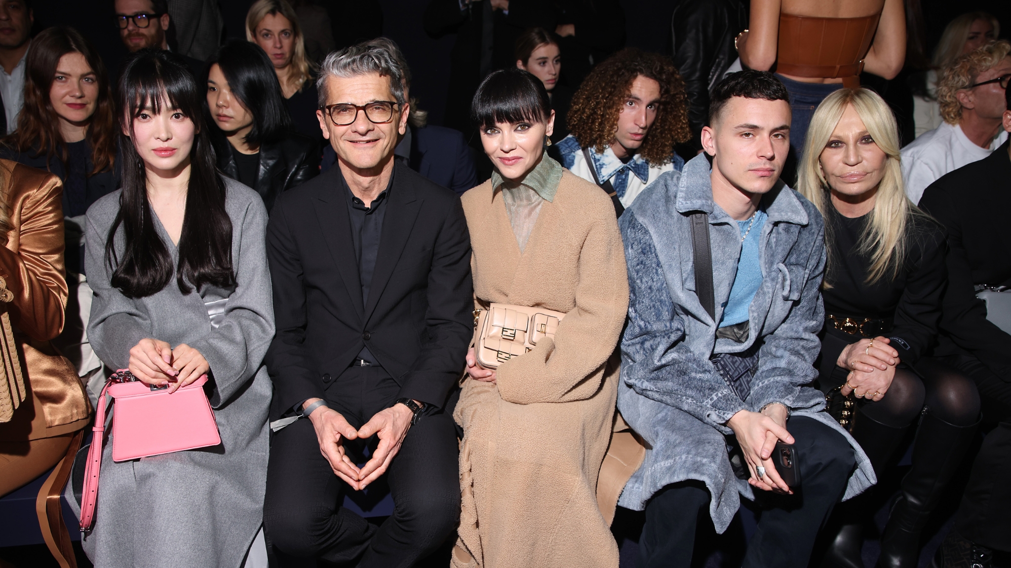 Celebrities at the FENDI Fall/Winter 2023 Show