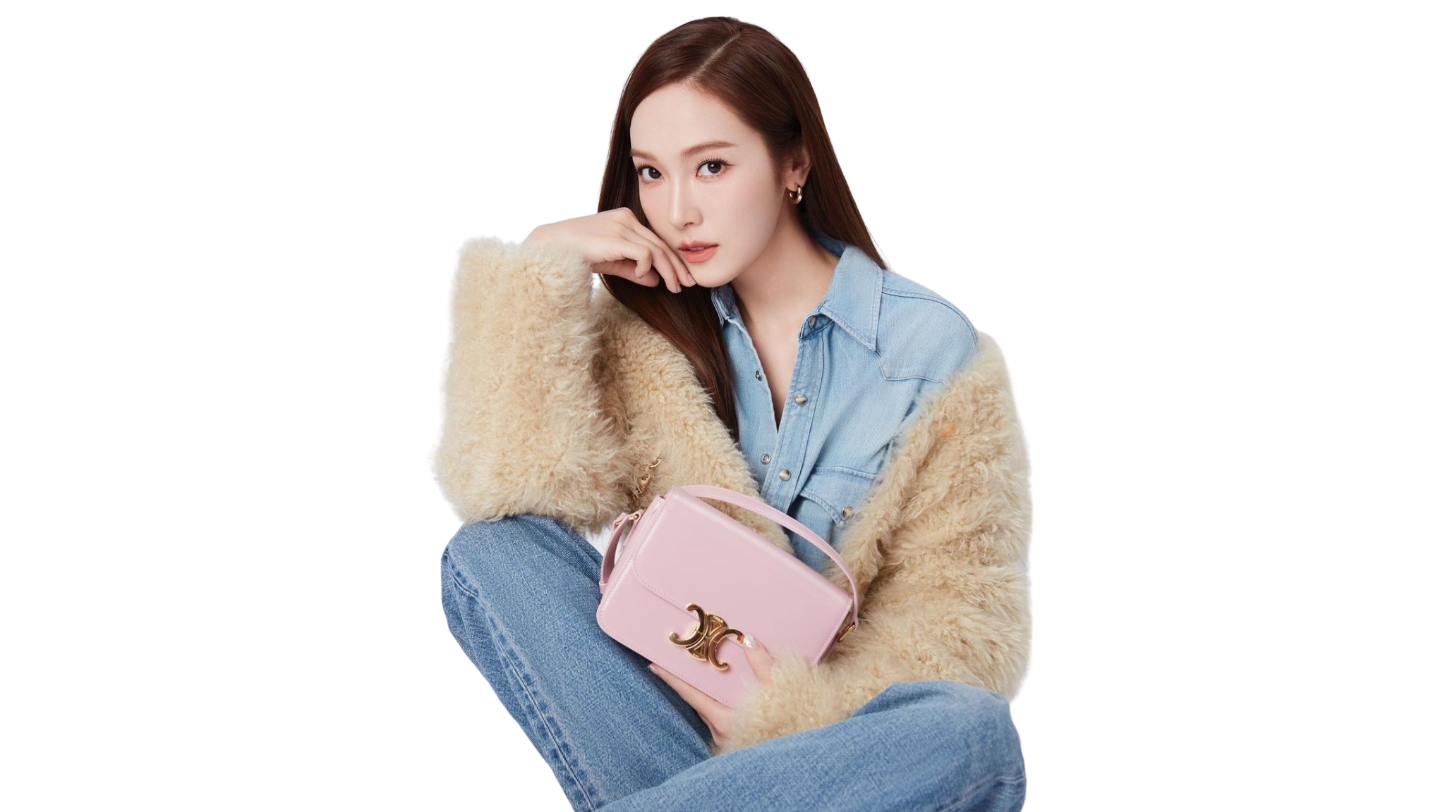 Romantic and Sweet: CELINE Triomphe Bags in Pink