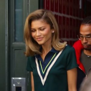 Zendaya Wears Tory Burch While Promoting “Challengers”