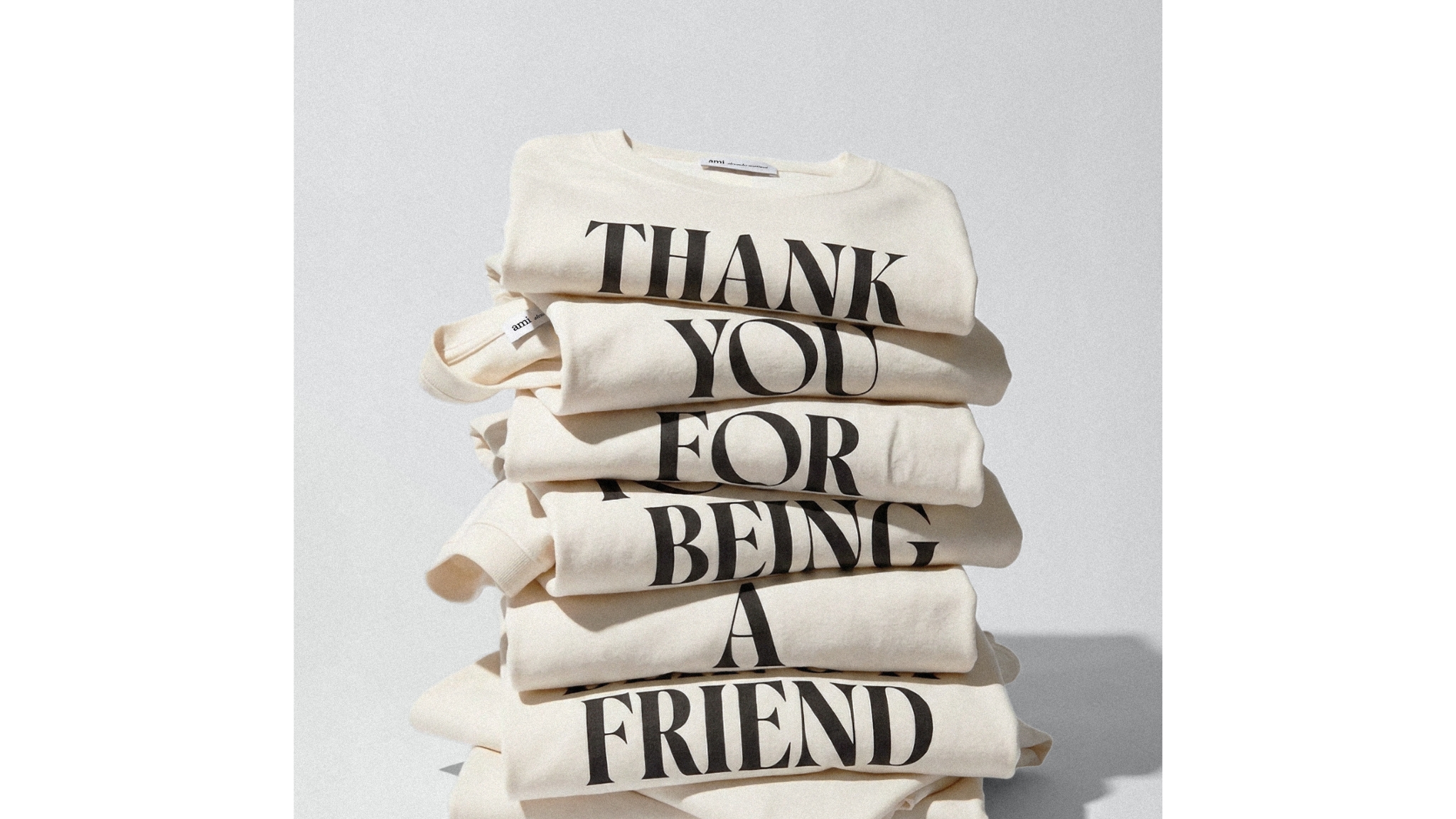 Ami Paris Launches the Thank You For Being A Friend Capsule Collection