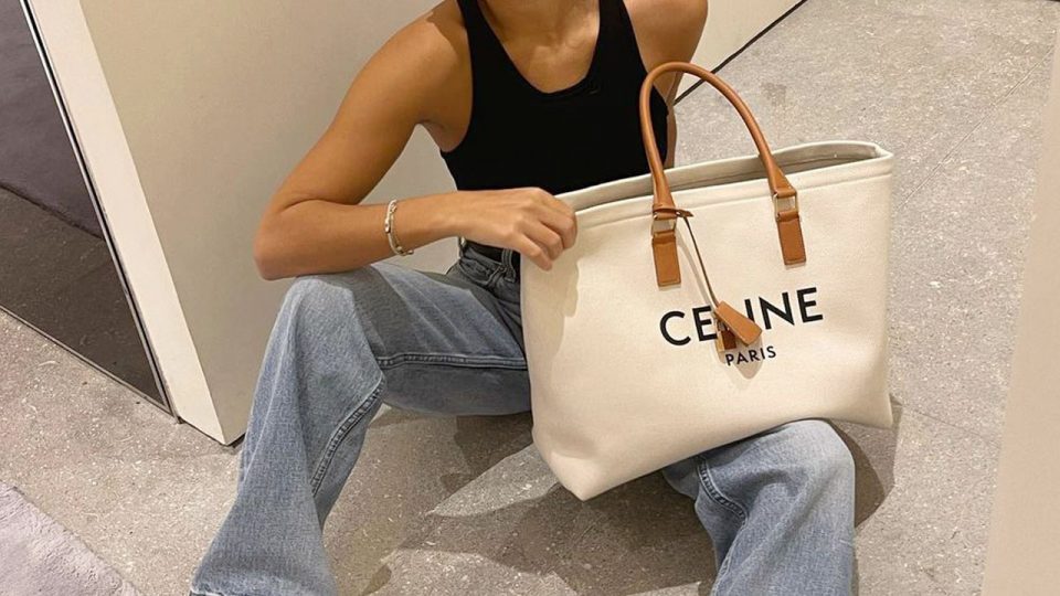 valerie thomas wearing celine jean