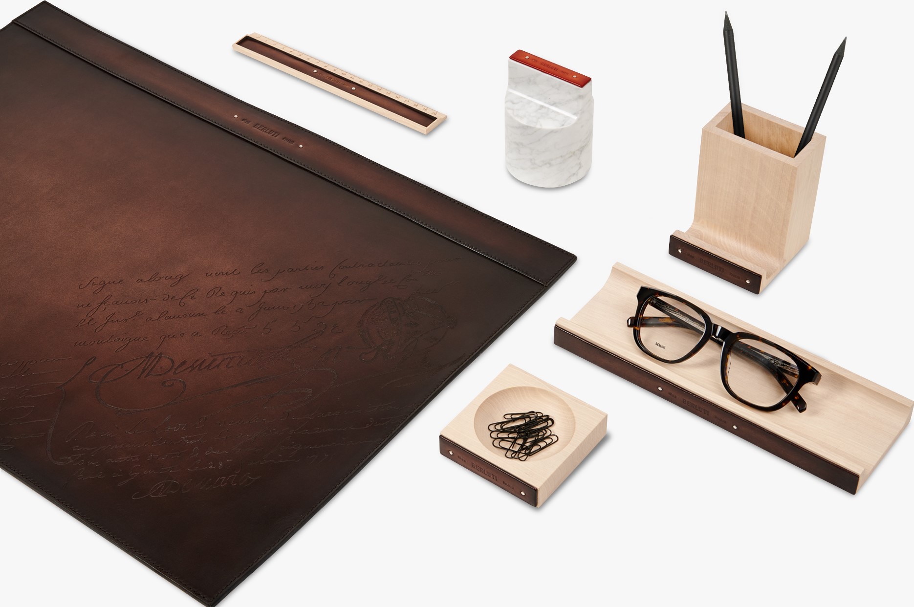 Berluti unveils its new Home & Office Objects collection