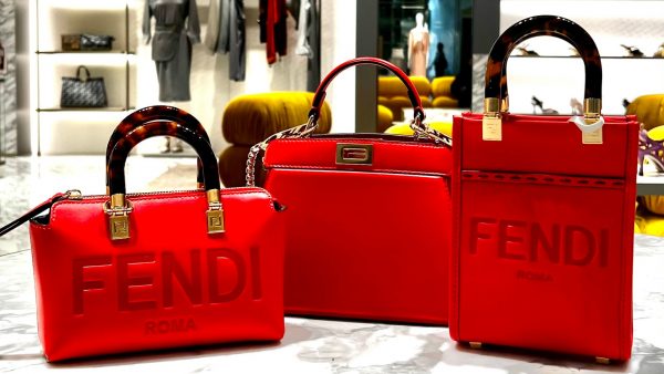 FENDI Red Bags for Good Luck