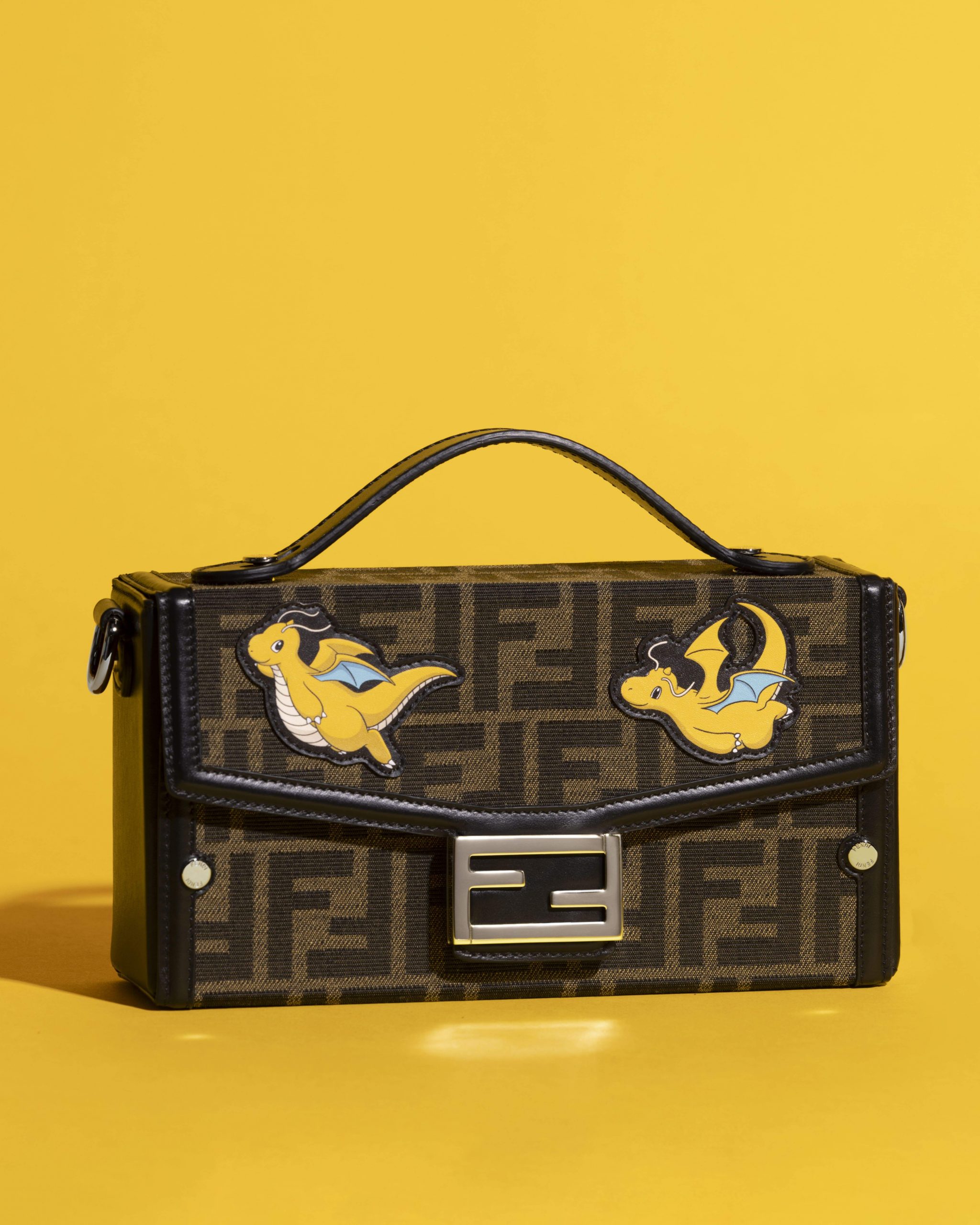 FENDI x FRGMT x POKÉMON_Mens Baguette Soft Trunk Dragonite-min