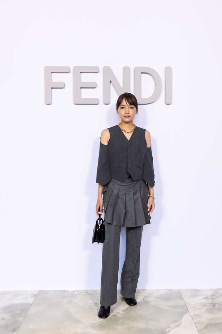 Haruna Kawaguchi at FENDI Couture AW23 Show
