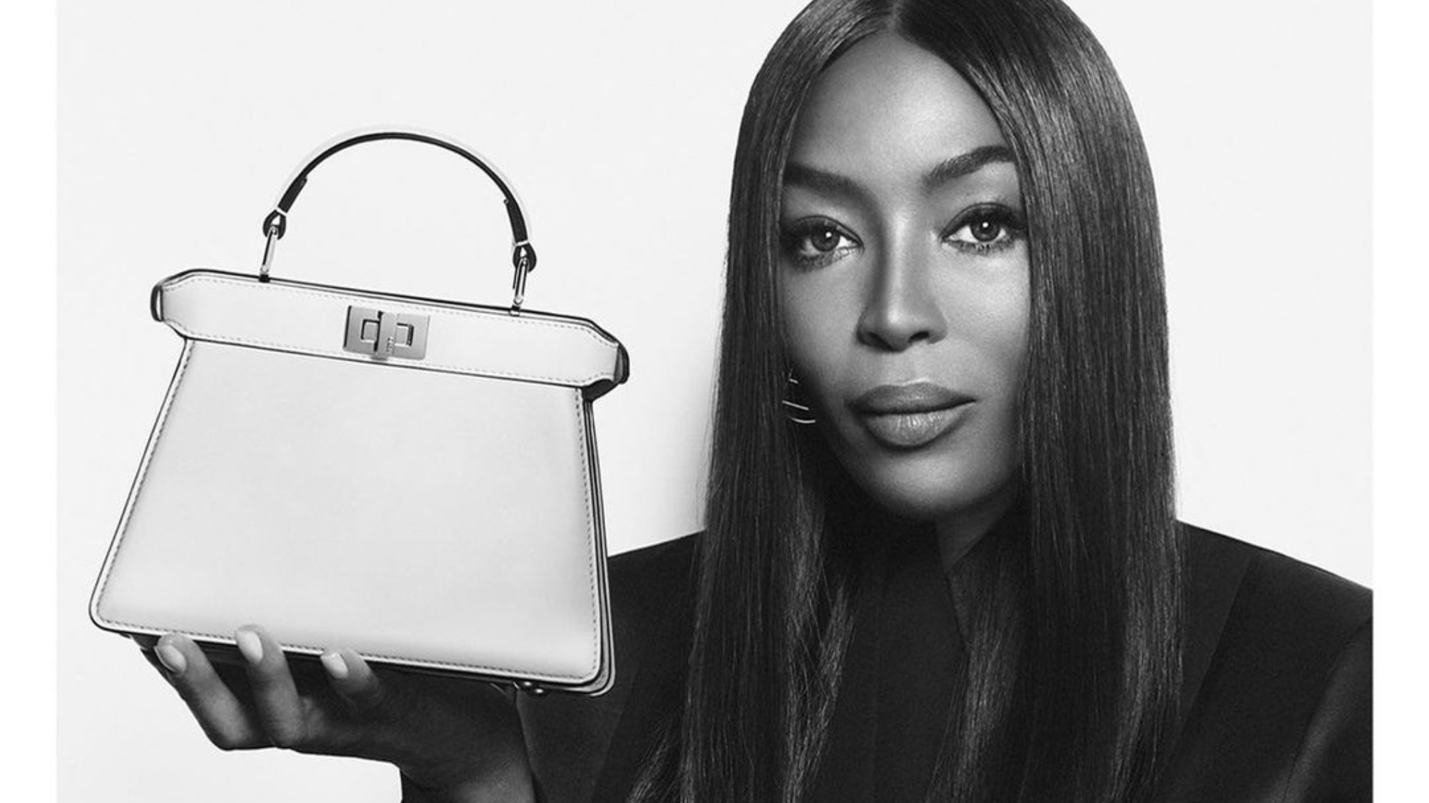 Naomi Campbell for FENDI In Love With My Peekaboo Campaign