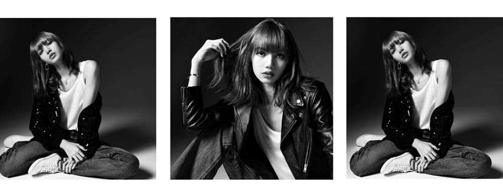 LISA OF BLACKPINK SHOT BY HEDI SLIMANE FOR CELINE ESSENTIELS CAMPAIGN