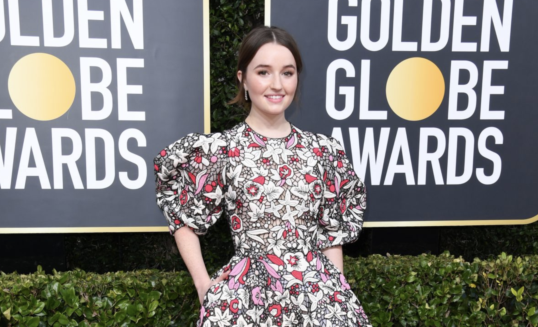 VALENTINO BROUGHT FEMININITY, FLOWERS, AND FESTIVITY TO GOLDEN GLOBES 2020