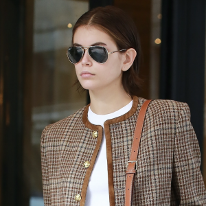 OOTD: Young Supermodel Kaia Gerber Spotted in Celine