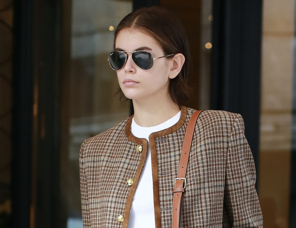 OOTD: Young Supermodel Kaia Gerber Spotted in Celine