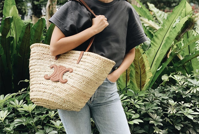 CELINE RAFFIA BAGS AT HOME OR FOR YOUR NEXT TRAVEL PLAN