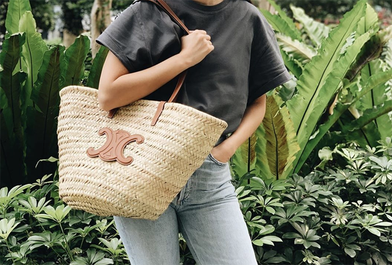 CELINE RAFFIA BAGS AT HOME OR FOR YOUR NEXT TRAVEL PLAN - Time