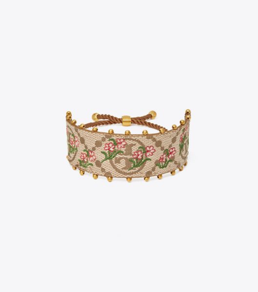 The T Monogram bracelet by Tory Burch