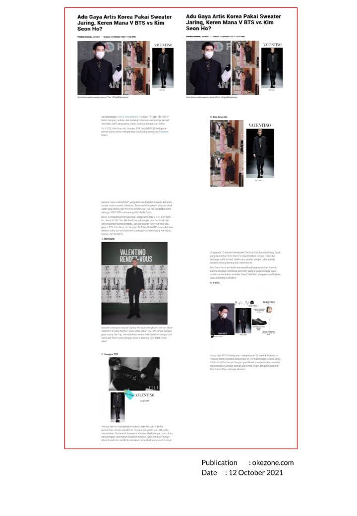 Valentino Indonesia Monthly Editorial Clippings Compilation Report - October 2021 BEST CLIPPINGS.ppt