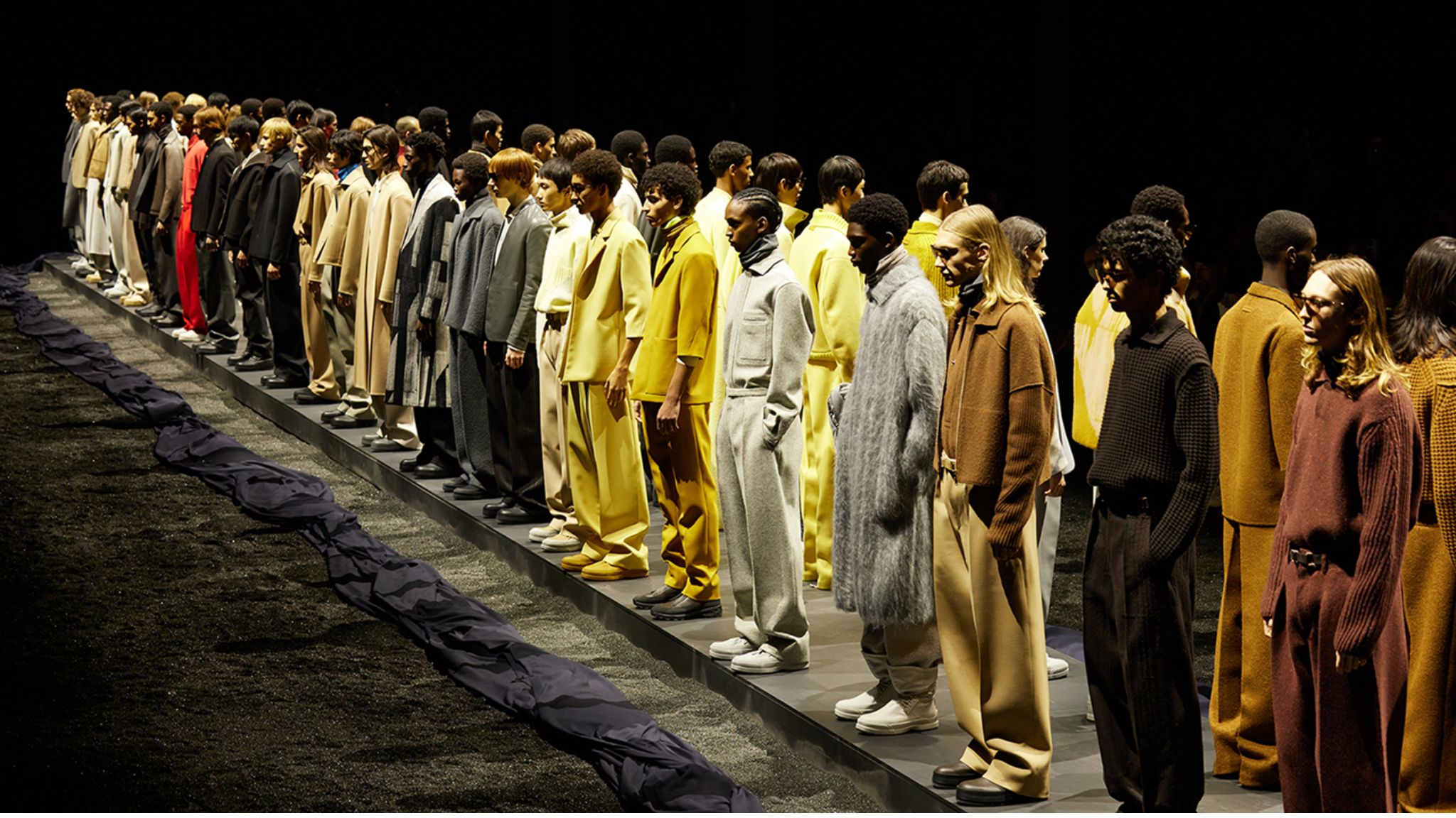 ZEGNA Winter 2023 Show: The Oasi of Cashmere