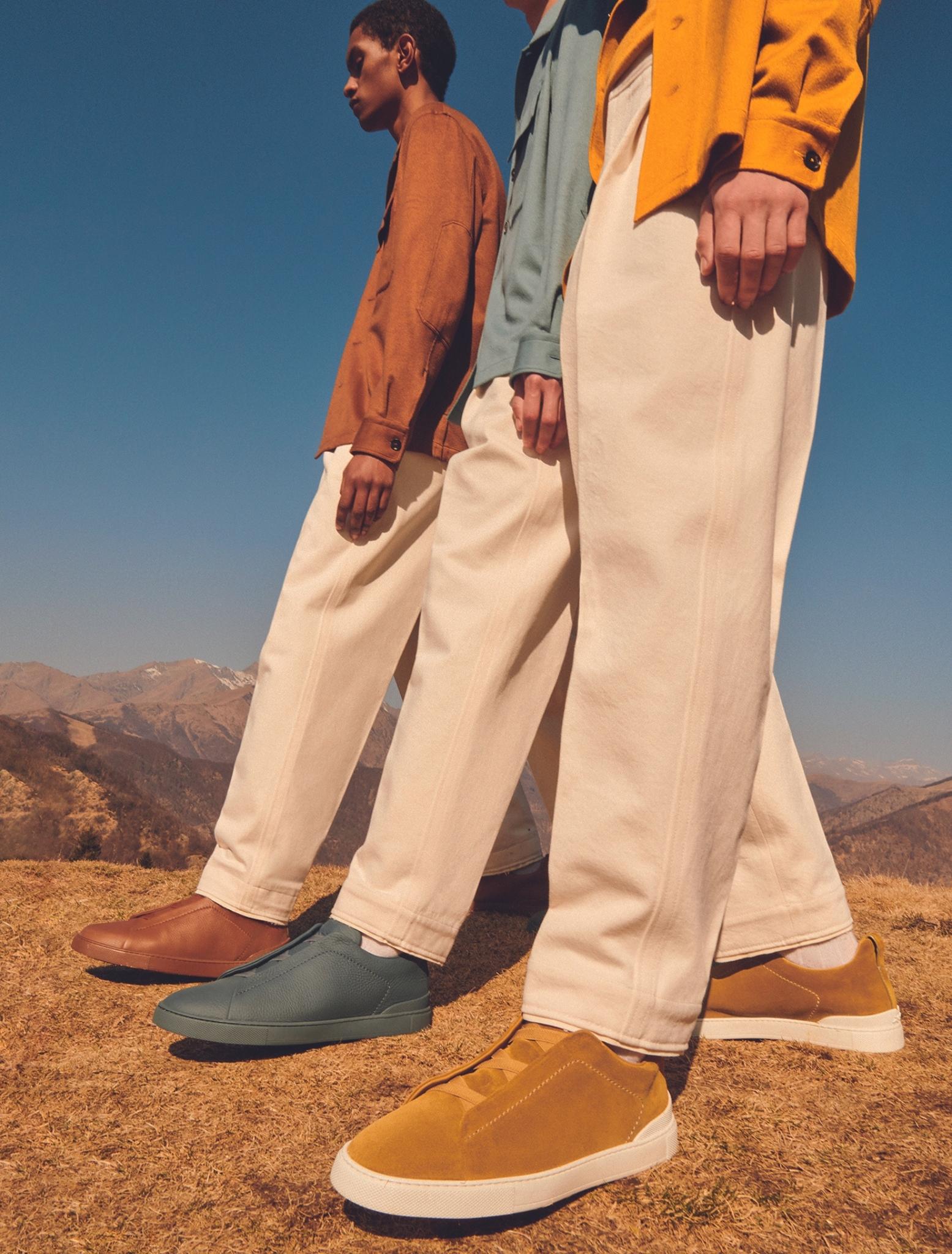 The Triple Stitch Sneaker Born in Oasi Zegna - Time International