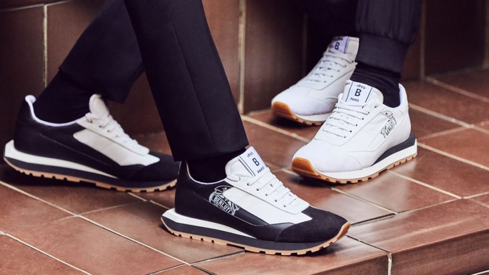 Berluti - Fast Trek Scritto Leather & Nylon Sneaker