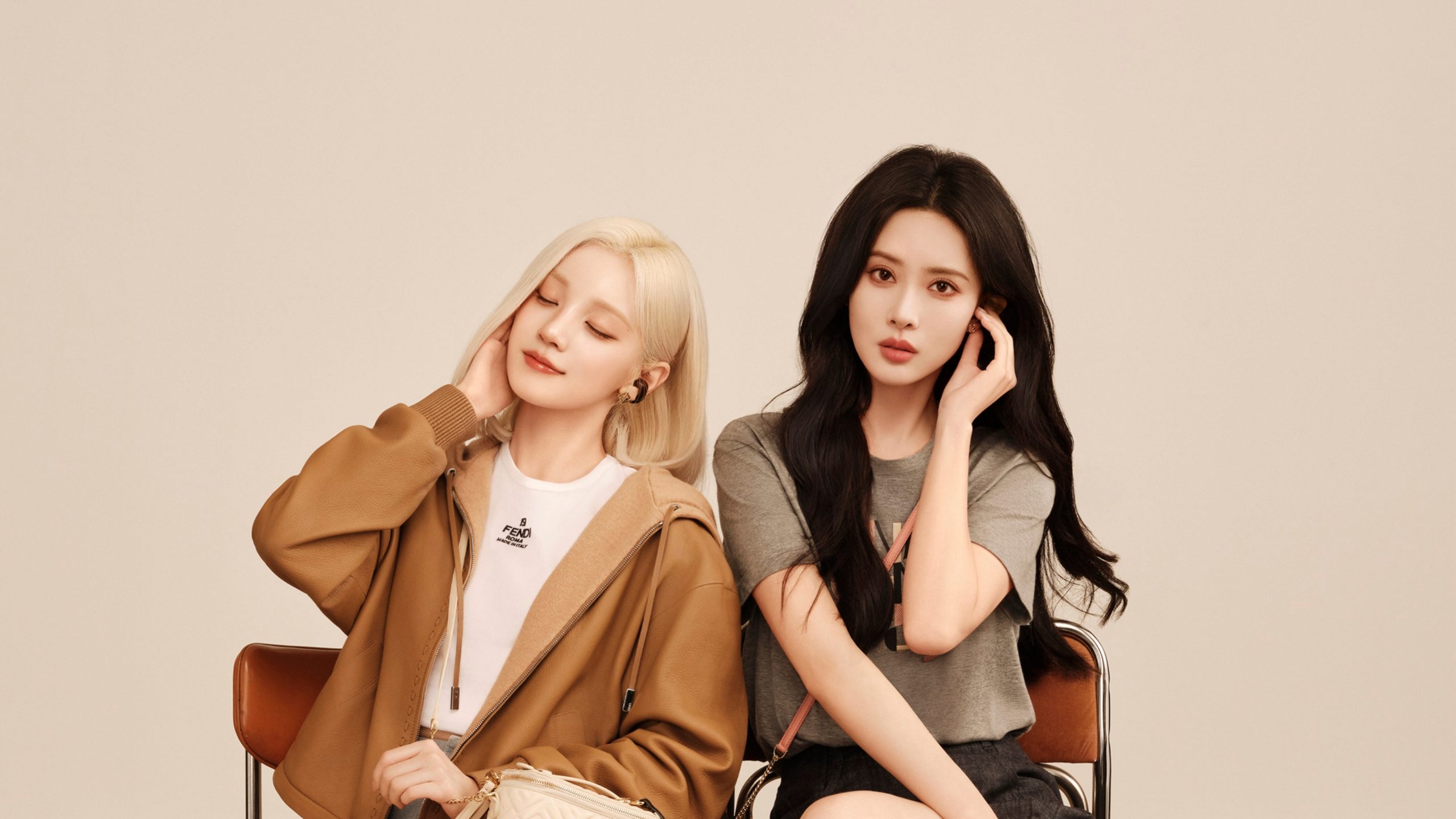 Yuqi and Meng Ziyi Star in FENDI Campaign for New Match Sneakers