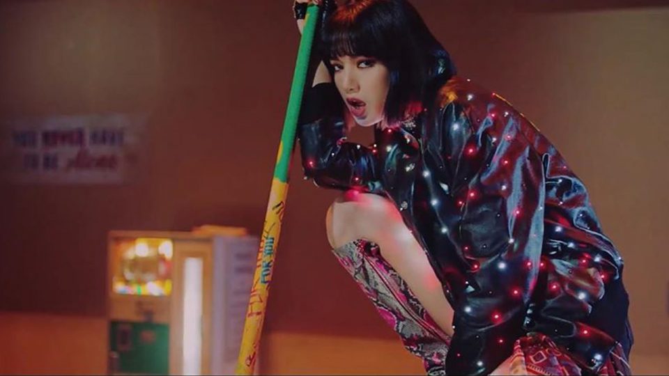 Lisa blackpink in celine the dancing kid jacket, lovesick girls