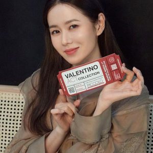 K-DRAMA STAR SON YE JIN SHOWS HER YOUTHFUL CHARM IN VALENTINO