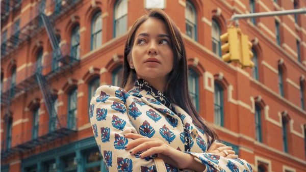 Luna Maya, Mikha Tambayong, Ayla Dimitri, Enzy Storia Serving Looks in Tory Burch Fall Winter 2021