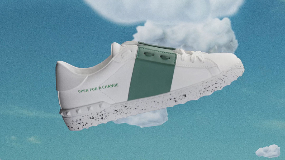 Valentino’s New Eco-Friendly Sneakers: Open For A Change Project