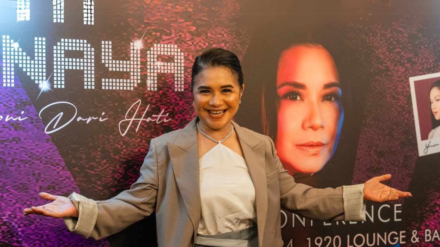 Ruth Sahanaya in FENDI at “40 Tahun Simfoni Dari Hati” Press Conference