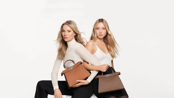 Dynamic Duo: Kate and Lila Grace Moss for FENDI Peekaboo Campaign