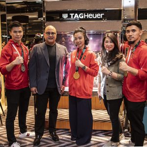 INTime Presented TAG Heuer Watches to Indonesian Wushu Team for Winning Medals at Asian Games 2018